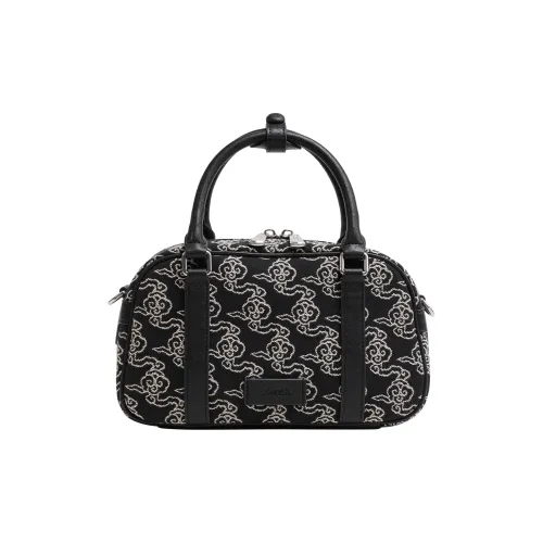 LOSEA Lüxī Коллаборация с культурными артефактами Символ благополучия Облачный узор Хлопок Сумка Маленький Женские Влажный Дождь