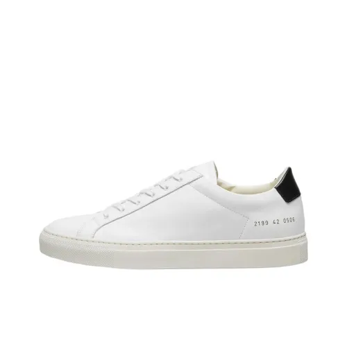 COMMON PROJECTS Низкие кроссовки для скейтбординга Мужские Белые