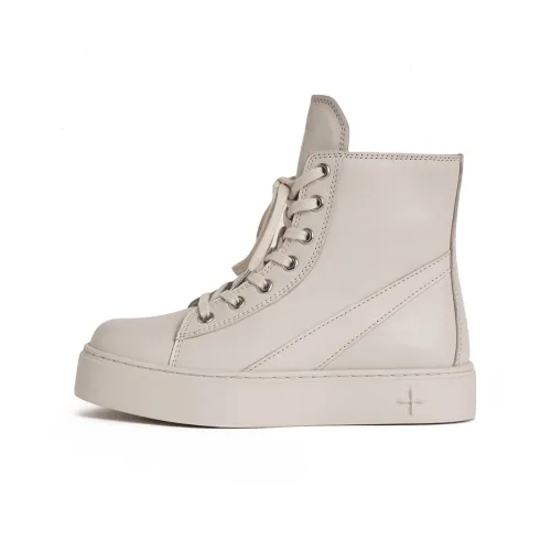 SMFK Compass High Top Скейтборд Кроссовки Женские Snow Mountain Белый