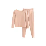 Пыльно-розовый, круглый вырез