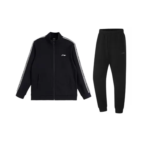 Лайнер Повседневная Спортивная Одежда Унисекс Черный + Черный