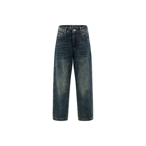 CAT Синий Мужской Джинсы