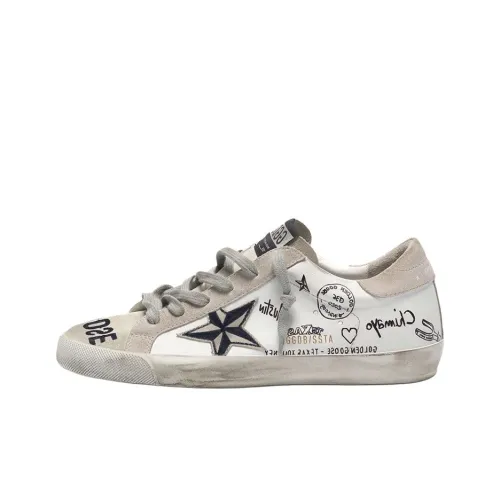 Golden Goose Супер Звезда Low Топ Стильные Скейтбординги Женские Белые