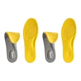 [2 пачки - Серый внешний, Желтый подкладочная ткань] Антибактериальный и дезодорирующий | Мягкая подошва, Удобный