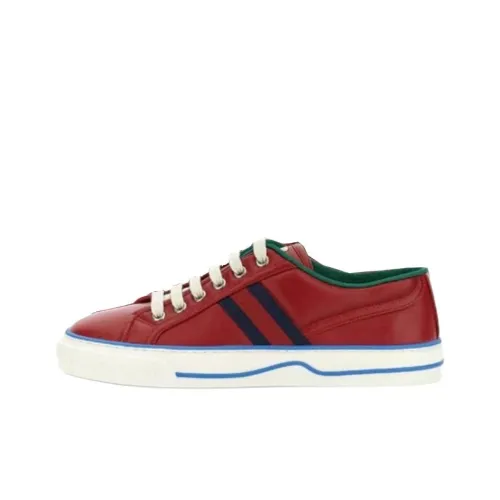 GUCCI Tennis 1977 Low Топ Скейтборд Кроссовки Женские Красные