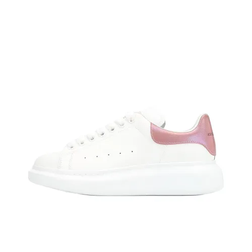 Alexander McQueen Oversized Sneaker Low Топ Стильные Скейтбординги Женские Белые Розовые