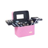 632 Четырехчетверная Вышитая версия Клетчатый розовый