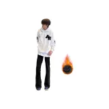 Черный [с флисовой подкладкой и утепленный]