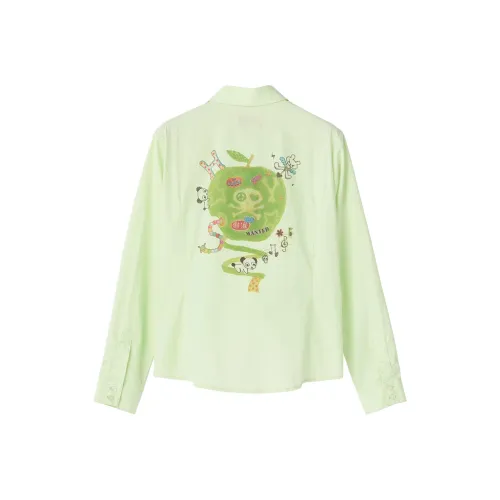 HYSTERIC GLAMOUR x Minky Qian Minky Qian Коллаборация FW25 Рубашка Женская