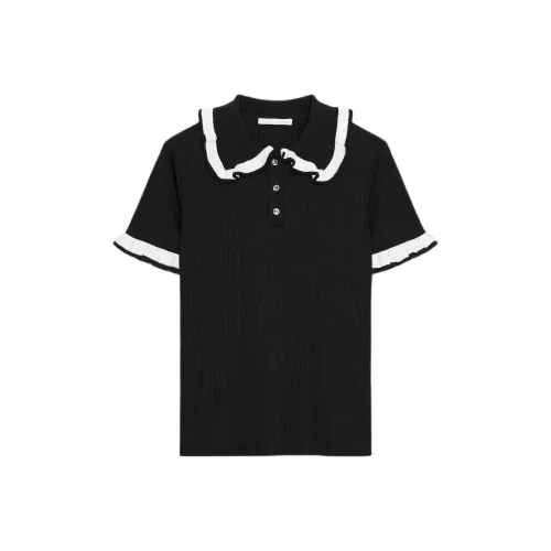 ZARA Черное Женское Поло