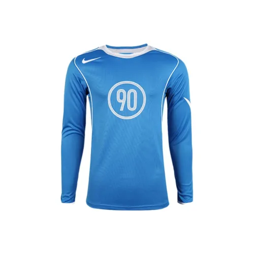 Nike T90 Синий Мужская Футбольная Джерси