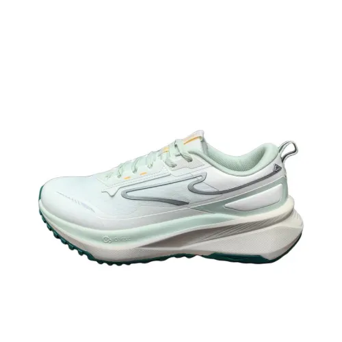 Erke Rain Shield 3,0 Беговые кроссовки Низкий топ Микрокристалл Белый Светлый Гороховый Зеленый Женские