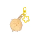 Светло-оранжевый помпон украшение