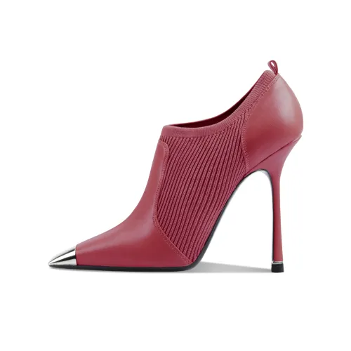 Siwei Ботильоны Бордовые Женские