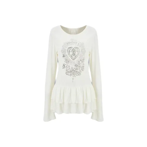 A BLUEBERRY Белый Женские T-рубашки