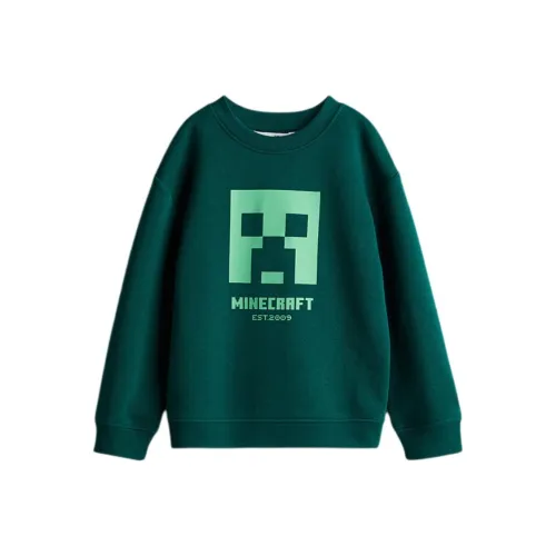 H M Темно-зеленый Minecraft Kids Свитшоты