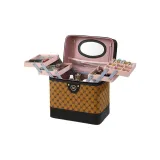 620 Черный с буквенным принтом Коричневый