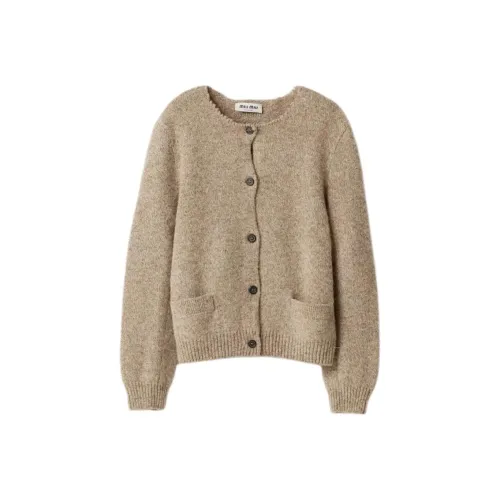 MIU MIU Коричневый Женский Свитера