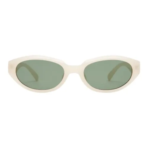 Le Specs ECOZENO T110 10 Растение BIOMASS OVAL SUNGLASSES Женские Молочные конфеты Яшмовый