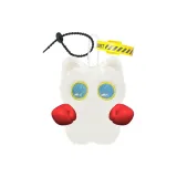 Боксер Милый Глаз Маленький Белый Кот Кукла Украшение & Черный Шнур & Желтый Ремешок