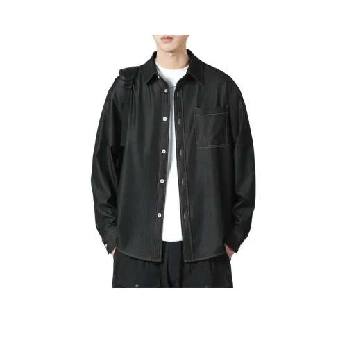 ZENGZHI Рубашка Свободный крой Прямой крой Унисекс