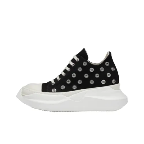 Rick Owens DRKSHDW Абстрактный Низкий Топ Casual Женский Черный