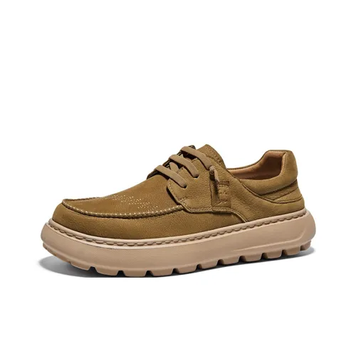 Hautton Рабочие ботинки низкие верх желтый коричневый мужские