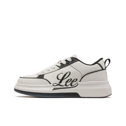 Lee Белый Кроссовки с увеличенной высотой Низкие Кроссовки для скейтбординга Мужские