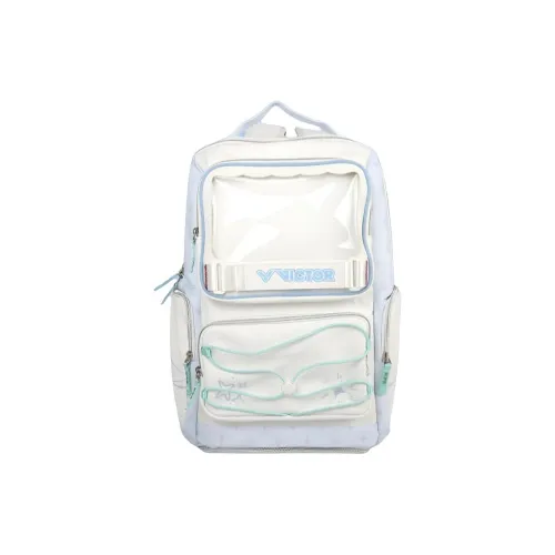 Victor ПУ (полиуретан) с полиэстером рюкзак женский белый и спокойный синий