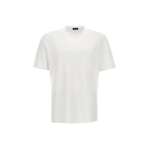 Ermenegildo Zegna Белые Мужские T-рубашки