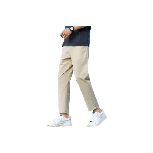 Tonlion Хаки Унисекс Повседневные Брюки