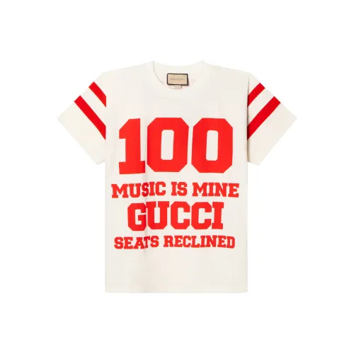 GUCCI Стандартная футболка Женская Белая