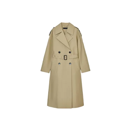 ZARA Бежевый Женский Тренч