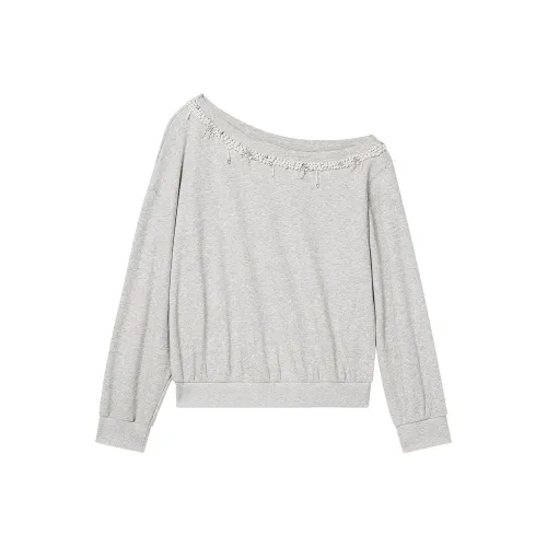 Miss Sixty Фотиния Серый Женский Свитшот