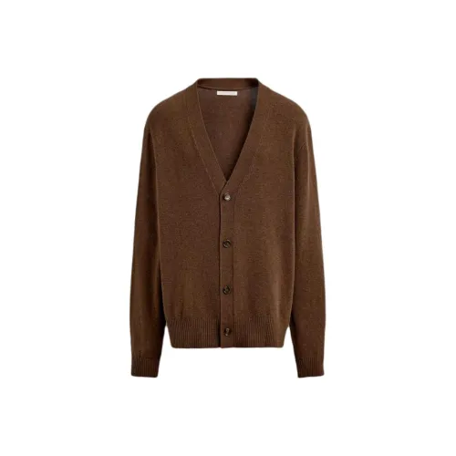 ZARA Коричневый Мужской Трикотаж