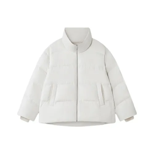 LAUREL Pure White Women's Down Jackets