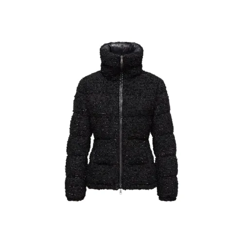 Moncler Urbel Твид Короткий Пуховик Пуховик Женские