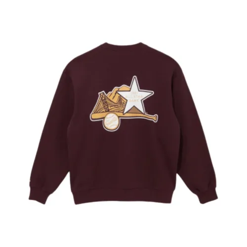 New Era Мужские Свитшоты Бордового и Красного Цвета