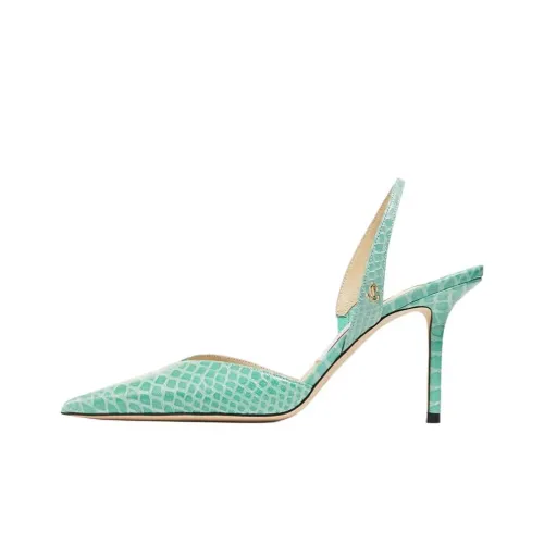 Jimmy Choo Узкий каблук Высокие каблуки Женские Зеленый