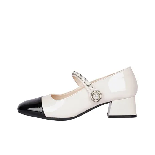 CAOT Грубый каблук Мэри Джейн Женские туфли