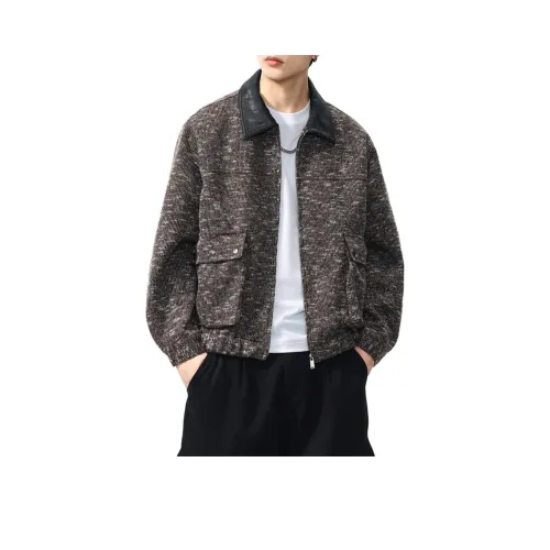 ZENGZHI Куртка Свободный крой Прямой крой Унисекс