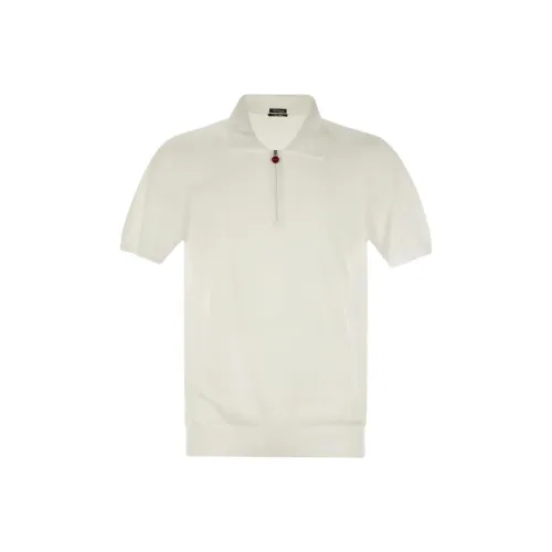 KITON Белая Мужская Поло