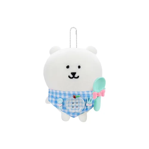 Дружба Смешной Медведь Disguise Синяя клетка Яблоко Юбка Ложка Плюшевый Брелок 10 см Высота