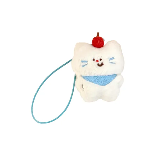 Десять тысяч детских музыкальных мультфильмов Cartoon Kitten Красный Шарф Bunny Chef Bear Plush Подвеска 7 см 8 см Высота