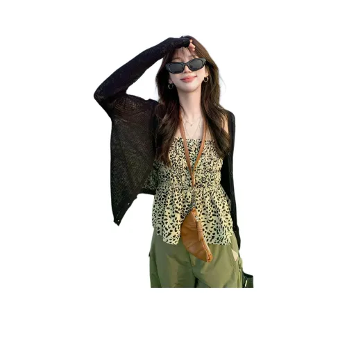 OURUOKE Черный Женские Повседневные Костюмы