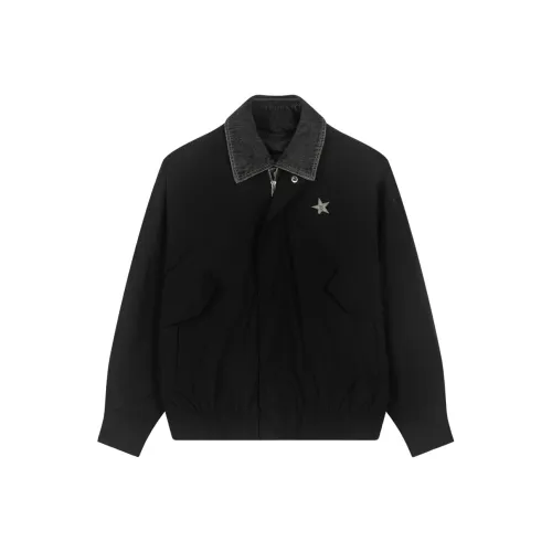 Bosieagender Черный Унисекс Куртки