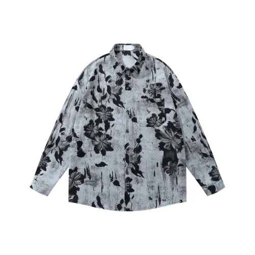 51XXHA Серый Унисекс Рубашки