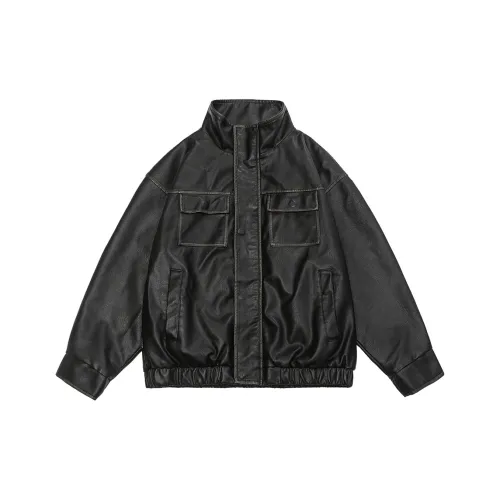 TESTUNG Унисекс Кожаные куртки