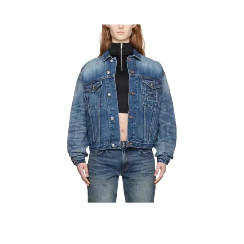 RHUDE Blue Женские Джинсовые Куртки