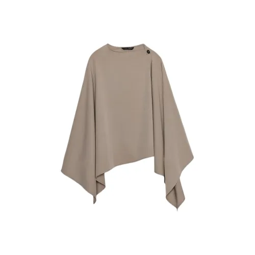 ZARA Серый Бежевый Женские Плащи